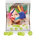 Maxitüte, Folie transparent, Trolli Fruchtgummi Kleeblatt, inkl. Druck