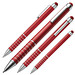 Metall-Touch-Kugelschreiber Elegance, blaue Mine, rot