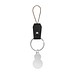 Metmaxx® Schlüsselanhänger MetalClip, schwarz