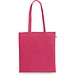 MEXICO. Tasche aus recycelter Baumwolle (70%) und Polyester (30% rPET) (150 g/m²), Rosa