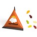 Mini Tetraeder Fruchtgummi, 10 g, Auto, Folie weiß, inkl. Druck