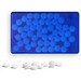 MintCard, 7 g, blau-transparent, ohne Druck