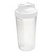 Shaker Protein, 0,6 l, weiß/transparent