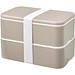 MIYO POP 700 + 700 ml doppelschichtige Lunchbox, sandstone