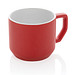 Keramiktasse Calla, 350 ml, rot
