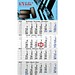 Geiger-Notes Monatskalender Budget 4 Bestseller hellgrau/blau, inkl. Druck