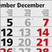 Geiger-Notes Monatskalender Quadro Light 4 Bestseller, Benelux, inkl. Druck, hellgrau