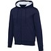 Natron 320 g/m² Sherpa-Kapuzenjacke mit Reißverschluss, navy, XXL