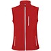 Nevada Softshellbodywarmer Unisex, rot, S