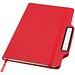 Nexus A5 Hardcover Notizbuch mit Kugelschreiber und Bleistiftset (schwarze Mine), rot