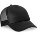 NICOLA BK. Kappe aus Polyester und Netzstoff (150g/m²), Schwarz