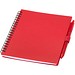 Niove Softcover Notizbuch aus recyceltem Kunststoff mit Kugelschreiber (blaue Mine), rot