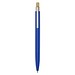 Nooshin Kugelschreiber aus recyceltem Aluminium, blaue Mine, blau