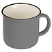 Nostalgietasse aus Keramik, 350ml, grau