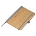 Notizbuch aus Bambus, grau