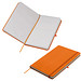 Notizbuch Happy, DIN A5, blanko, orange