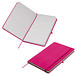 Notizbuch Happy, DIN A5, blanko, pink