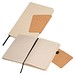 Notizbuch mit einem Einband aus recyceltem Milchkarton und Magnetverschluss, beige