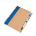 Notizringbuch RECYCLE L,blau