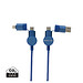 Oakland RCS rKunststoff 1,2m 6-in-1 Fast-Charging 45W Kabel, blau