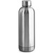 ODIN METTALIC. Flasche aus 90% recyceltem Edelstahl 550 mL, Satinsilber