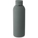 ODIN. Trinkflasche aus Edelstahl (36% recycelt) (550 mL) mit gummierter Oberfläche, Dunkelgrau