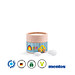 Papierdose Eco Mini, Mentos Kaudragee Mint, inkl. Druck