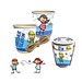 Pappbecher-Telefon, Individuell, Digitaldruck, 1-seit. Druck