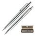 PARKER Schreibset Jotter 2-tlg, blaue Mine, Edelstahl