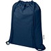 Peru Blend 180 g/m² Sportbeutel aus GRS recycelter Baumwolle 5L, navy