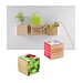 Pflanz-Holz Magnet mit Samen, Basilikum, 1-seit. Druck
