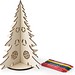 PINERY. Zerlegbarer Weihnachtsbaum aus Holz zum Bemalen, Naturhell