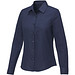 Pollux Damenbluse mit langen Ärmeln, navy, XXL
