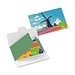 POLYCLEAN rPET Displaytuch 21x15 cm im Papieretui , weiss / individuell