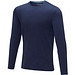 ELEVATE Herren Öko Langarmshirt Ponoka, navy, XS