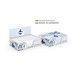 Geiger-Notes Haftnotiz Pop-Up-Box White 100 x 72, 250 Blatt, inkl. Druck auf Box