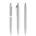 prodir® Druckkugelschreiber QS01 Soft Touch PRP Push, blaue Mine, zementgrau
