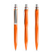 Orange-Silber satiniert