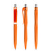Orange-Silber satiniert