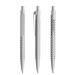 prodir® Druckkugelschreiber QS40 Soft Touch PRP Push, blaue Mine, zementgrau