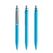 Cyan Blue-Silver satin finish