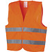 Professionelle Warnweste, orange