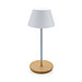 Pure Glow USB-Tischleuchte aus RCS recyceltem Kunststoff, weiß