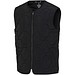 Quarz GRS-recycelte Thermoweste Unisex, schwarz, 2XS