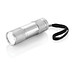 XD COLLECTION Aluminiumtaschenlampe Quattro, silber