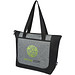Reclaim GRS recycelte Tragetasche mit Reißverschluss 15 L, schwarz