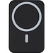 Recycelte kabellose Ladestation Miren, schwarz