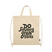 Recycled Baumwoll Zugbeutel PromoBag Plus (180 g/m²), Natur