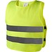 Reflektierende Warnweste Unisex, neongelb, 3XS