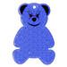 Reflektor Bär, transparent-blau